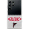 NFL Atlanta Falcons White Striped Galaxy S25 Ultra Skin